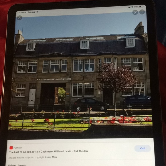 Antiq cashmere Scottish Fitted cape OOAK/Needs TLC Sweater 100% antique cashmere - Picture 13 of 13